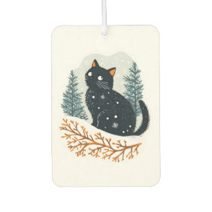 Schwarzer Katzenschnee Autolufterfrischer