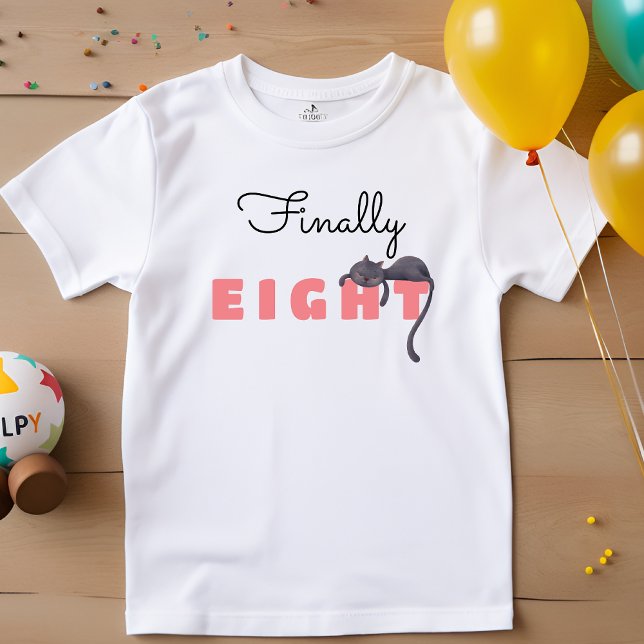 Schwarzer Kindergeburtstag T-Shirt (Von Creator hochgeladen)