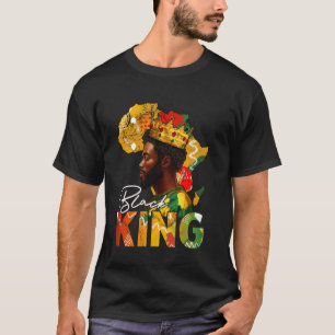 Schwarzer König Afroamerikaner Melanin Afro Papa S T-Shirt