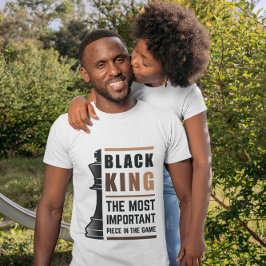 Schwarzer König das wichtigste Stück in Spiel 2 T-Shirt