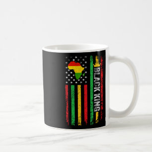 Schwarzer König Melanin Afrikanisch-Amerikanische Kaffeetasse