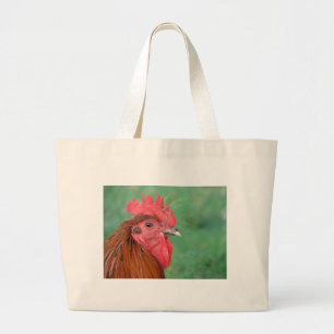 Schwarzer Koran-Maran-Rooster Jumbo Stoffbeutel