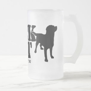 Schwarzer Köter-eisige Tasse