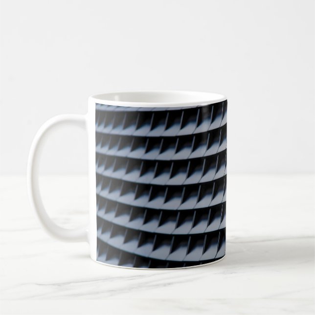 Schwarzer Kunststoffrahmen Kaffeetasse (Links)