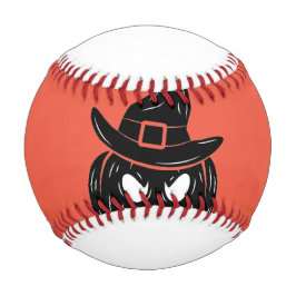 Schwarzer Kürbis Baseball