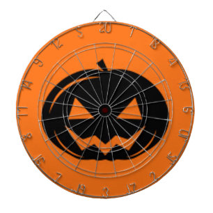 Schwarzer Kürbis Dartscheibe