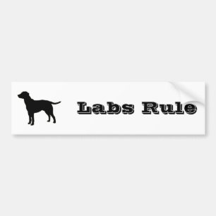 Schwarzer Labrador-Autoaufkleber 1 Autoaufkleber
