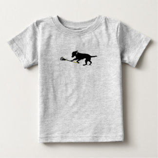 Schwarzer Labrador, der Baby T-shirt