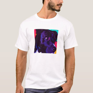 Schwarzer Labrador-Mischungs-HundeT - Shirt