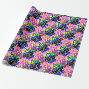 Schwarzer Labrador Retriever Geschenkpapier