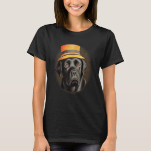 Schwarzer Labrador Retriever Hund Süßer Hund Lab M T-Shirt