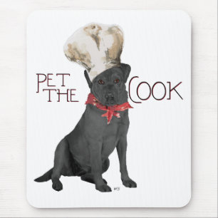 Schwarzer Labrador Retriever Koch Mousepad