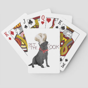 Schwarzer Labrador Retriever Koch Spielkarten