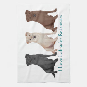 Schwarzer Labrador Retriever Matrose Kitch - Maßge Küchentuch