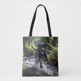 Schwarzer Labrador Retriever Schultertasche Tasche