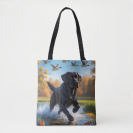 Schwarzer Labrador Retriever Schultertasche Tasche