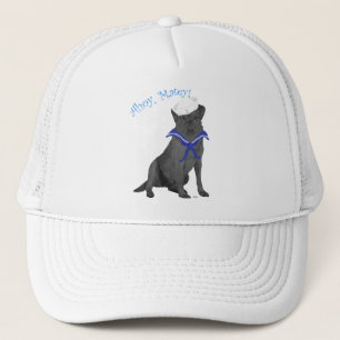 Schwarzer Labrador Retriever Seemann Truckerkappe