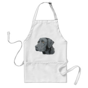 Schwarzer Labrador Schürze