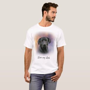 Schwarzer Labrador T-Shirt
