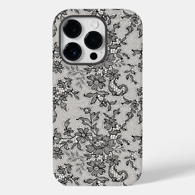 Schwarzer Lauf Case-Mate iPhone 14 Pro Hülle (Rückseite)
