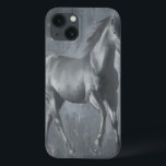 Schwarzer laufender Stallion iPhone 13 Hülle<br><div class="desc">Diese Malerei von Ethan Harper fasziniert. Er nahm die Schönheit des Stallion gefangen,  der mit zwei einfachen Farben verbunden ist: Schwarzes und Beige. Dieser zeitgenössische Kunstdruck eines schwarzen laufenden Stallion fügt Charakter jedem möglichem Wohnzimmer,  Esszimmer oder Schlafzimmer hinzu.</div>
