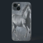 Schwarzer laufender Stallion iPhone 13 Hülle<br><div class="desc">Diese Malerei von Ethan Harper fasziniert. Er nahm die Schönheit des Stallion gefangen,  der mit zwei einfachen Farben verbunden ist: Schwarzes und Beige. Dieser zeitgenössische Kunstdruck eines schwarzen laufenden Stallion fügt Charakter jedem möglichem Wohnzimmer,  Esszimmer oder Schlafzimmer hinzu.</div>