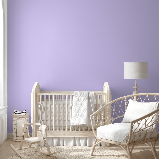 Schwarzer Lavendel mit fester Farbe Tapete (Kinder)