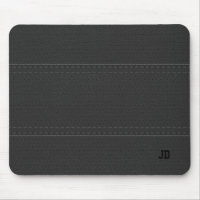 Schwarzer Leder Textur Grauer Text