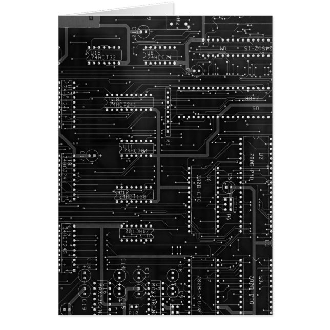 Schwarzer LeiterplatteCyber industrielles EBM (Vorne)