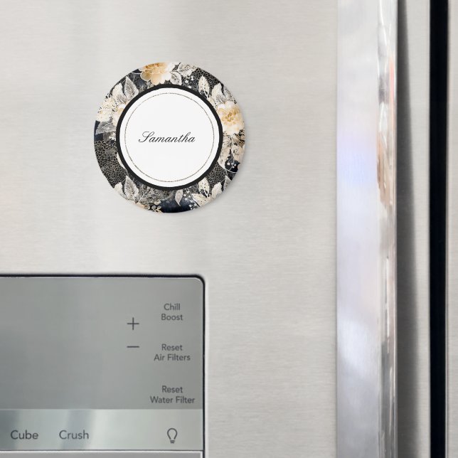 Schwarzer Leopard Magnet (In Situ (Kühlschrank))