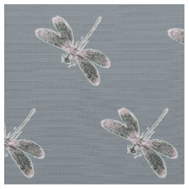 Schwarzer Libelle Stoff