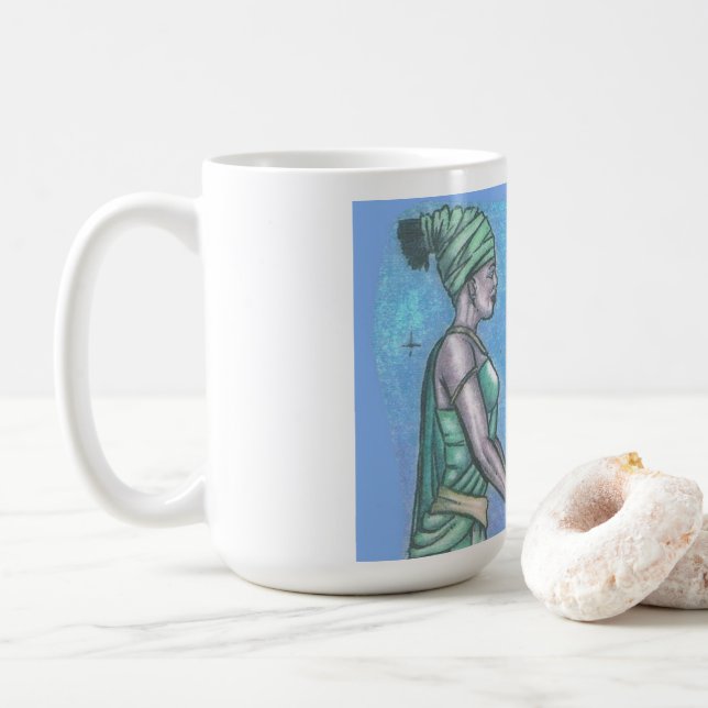 Schwarzer Liebe Kaffeetasse (Mit Donut)