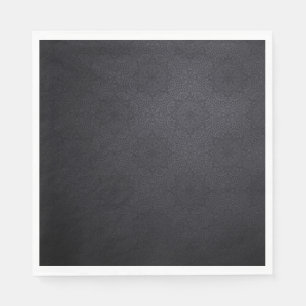 Schwarzer Luxus-Ziermandaldesign Serviette