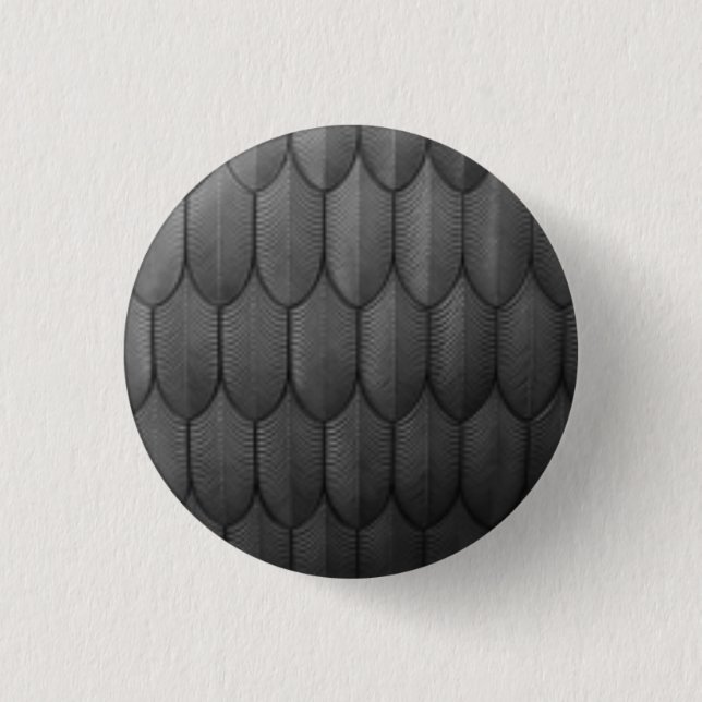 Schwarzer Marmor-Knopf Button (Vorderseite)