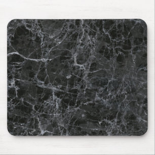Schwarzer Marmor Mousepad