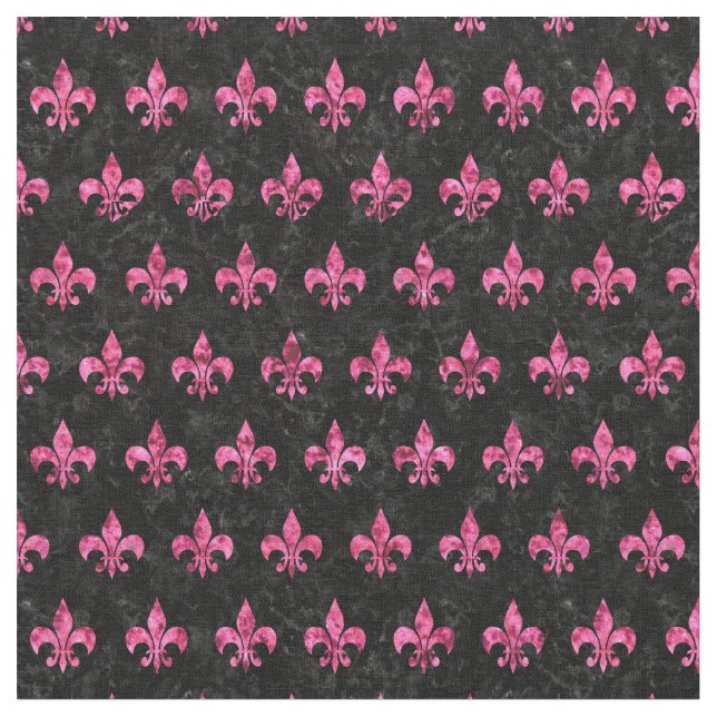 SCHWARZER MARMOR ROYAL1 U. ROSA MARMOR (R) STOFF (Nahaufnahme)