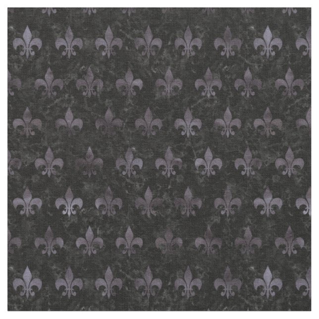 SCHWARZER MARMOR ROYAL1 U. SCHWARZES AQUARELL (R) STOFF (Nahaufnahme)