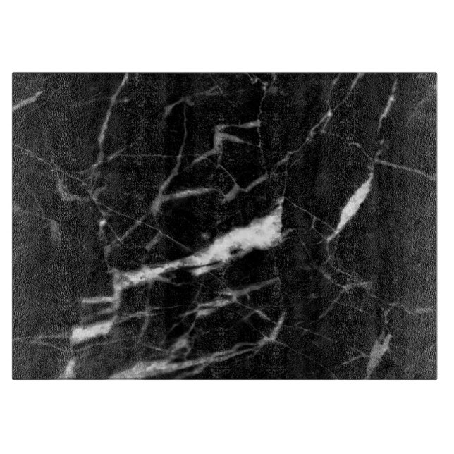 Schwarzer Marmor Schneidebrett (Vorderseite)