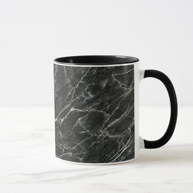 Schwarzer Marmor Tasse (Rechts)