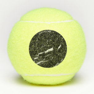 Schwarzer Marmor Tennisbälle