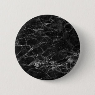 Schwarzer Marmorsteinlook Button
