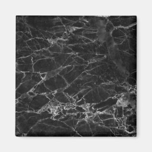 Schwarzer Marmorsteinlook Magnet