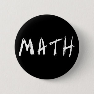 Schwarzer Mathe-Knopf Button