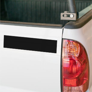 Schwarzer minimalistischer Stoßstangenaufkleber Autoaufkleber