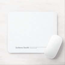 Schwarzer moderner minimalistischer personalisiert