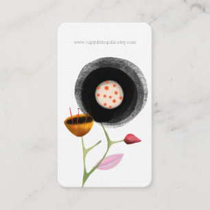 Schwarzer Mohn Visitenkarte