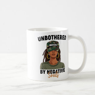 Schwarzer Monat der Geschichte, ohne durch negativ Kaffeetasse