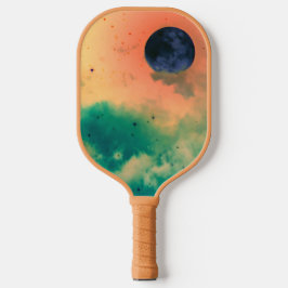 SCHWARZER MUND UND GRÜNE KLOUEN PICKLEBALL PADDLE