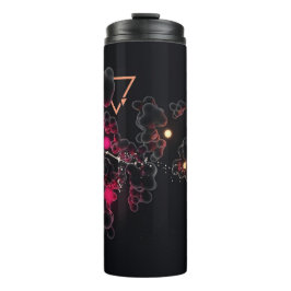 Schwarzer Nebel Thermosbecher