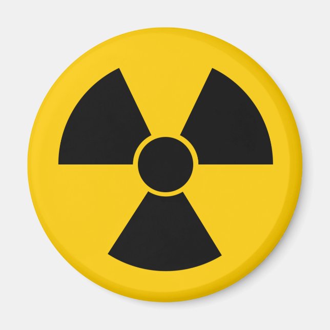 Schwarzer Nuss Magnet (Vorne)